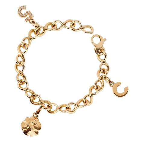 chanel diamond charm bracelet